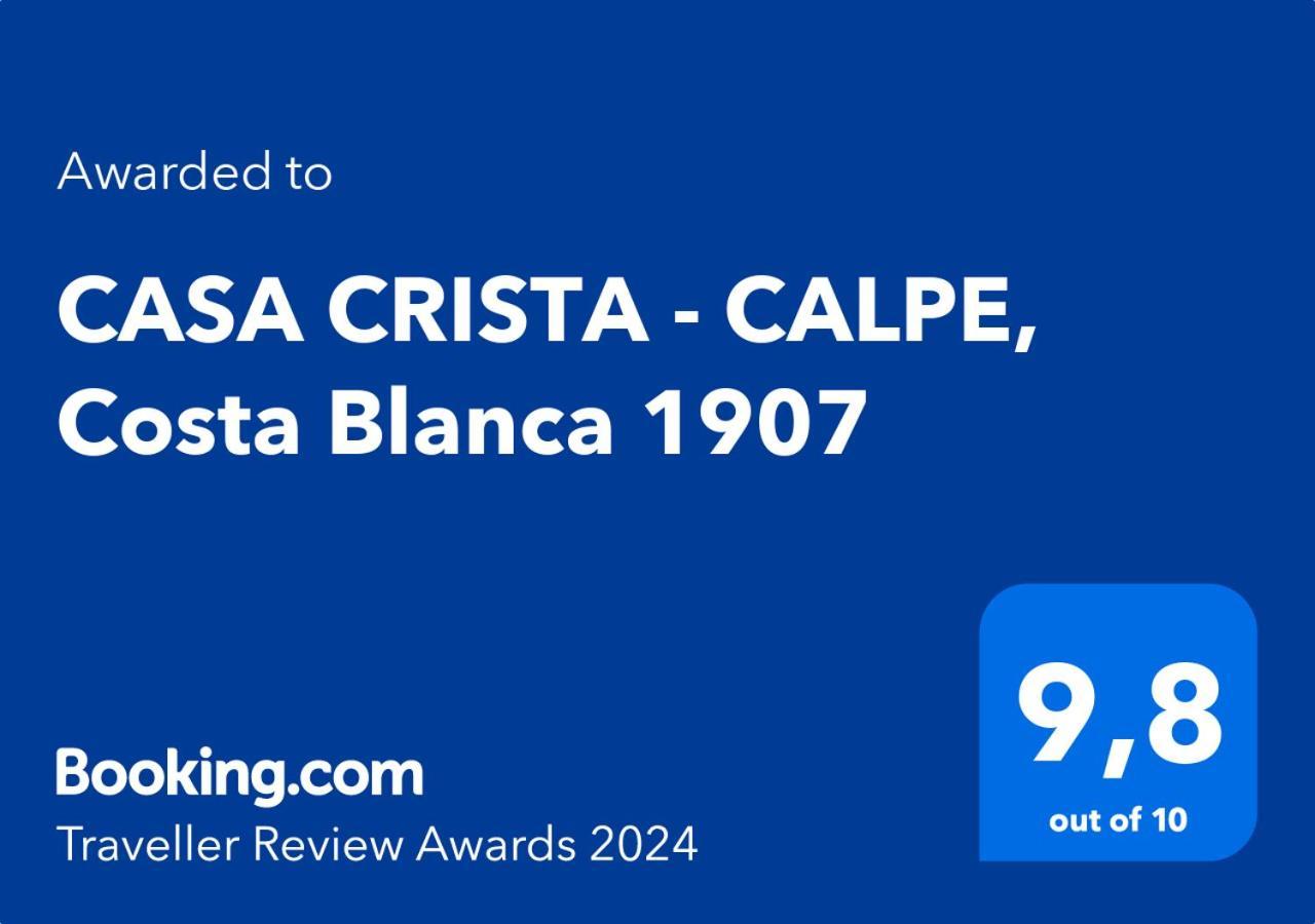 דירות Casa Crista - Calpe, Costa Blanca 1907 מראה חיצוני תמונה